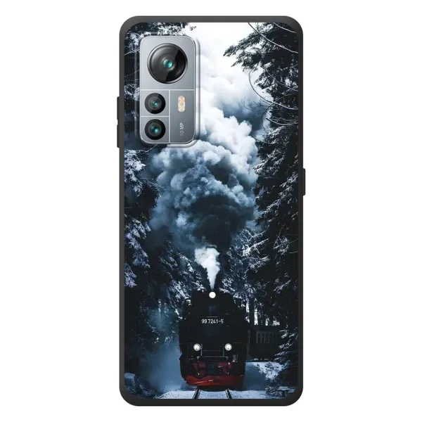 Чехол с принтом «Зимний поезд» для Blackview A85