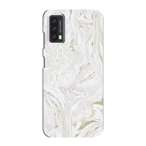 Мраморный чехол на Blackview A90 (VPrint) (Белый мрамор)