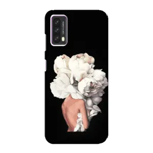 Чехлы (ART) Цветы на Blackview A90 (VPrint) (Білі квіти)