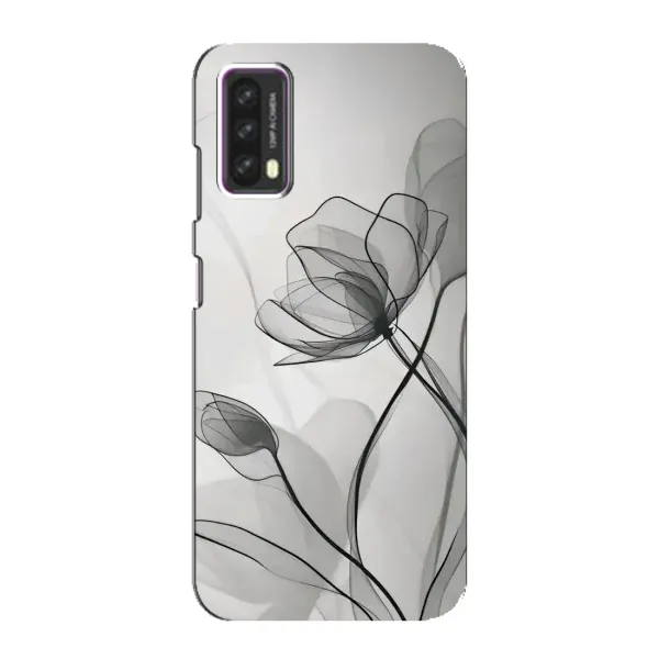 Чохол з принтом «Чорні квіти» для Blackview A90 Чохол з принтом «Чорні квіти» для Blackview A90