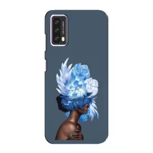 Чехлы (ART) Цветы на Blackview A90 (VPrint) (Квіти на голові)