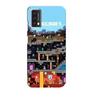 Чохол Майнкрафт на Blackview A90 (AlphaPrint) Minecraft (фон Minecraft)
