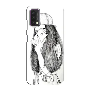 Чехол с печатью для Blackview A90 - (Мода) (AlphaPrint) (Фото девочки)