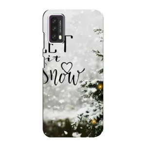 Новогодние, Праздничные Чехлы для Blackview A90 - 2024 год (Let it snow)