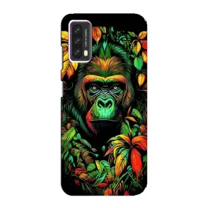 Чехол с Обезьянами Blackview A90 - (AlphaPrint) (Обезьяна в тропиках)
