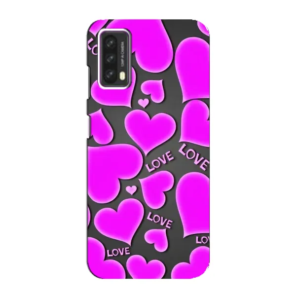 Чехол с принтом «Pink hearts» для Blackview A90