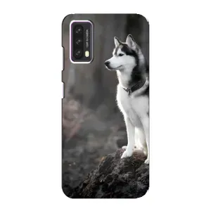 Чехол с Хаски для Blackview A90 - (AlphaPrint) (Верный пес)