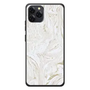 Мраморний чехол на Blackview A95 (VPrint) (Білий мрамор)
