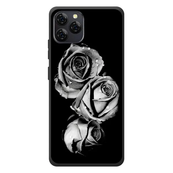 Чохол з принтом «Чорна троянда» для Blackview A95