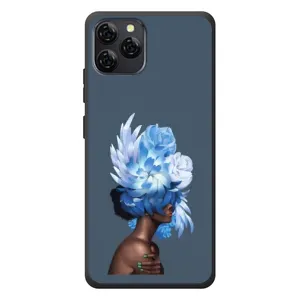 Чехлы (ART) Цветы на Blackview A95 (VPrint) (Квіти на голові)