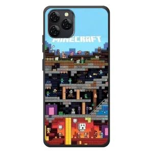 Чохол Майнкрафт на Blackview A95 (AlphaPrint) Minecraft (фон Minecraft)