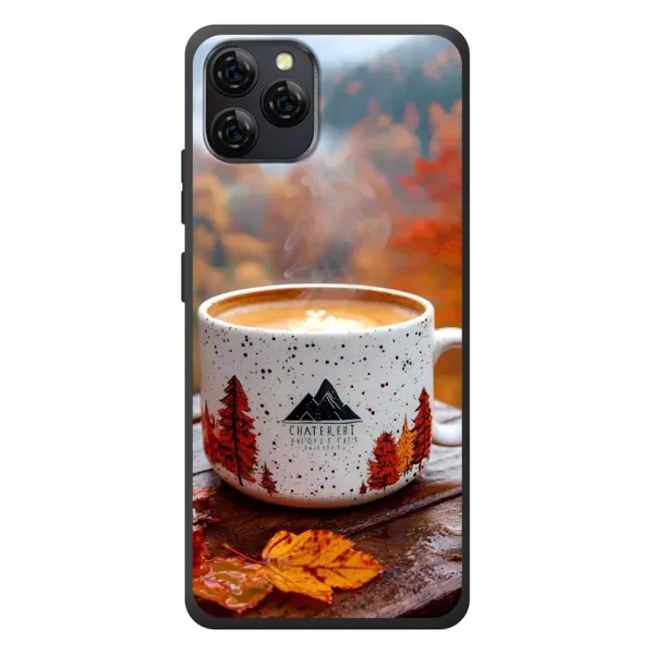 Чохол з принтом «Кава на природі» для Blackview A95