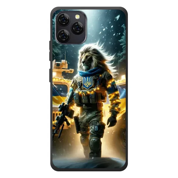 Чохол з принтом «ЛЕВ ЗСУ» для Blackview A95