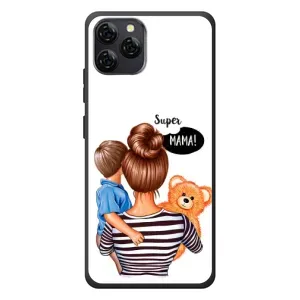 Чохол з друком для Blackview A95 - (Мама з дитинкою) (AlphaPrint) (Мама з синочком)