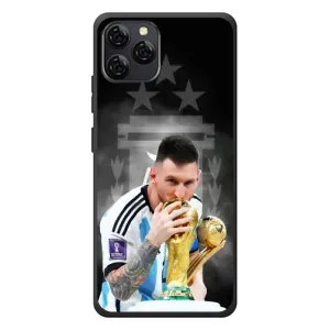 Чехлы для Blackview A95 (Leo чемпион) (AlphaPrint) (Месси Чемпион)
