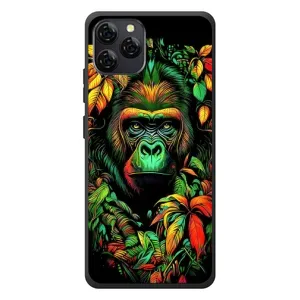 Чехол с Обезьянами Blackview A95 - (AlphaPrint) (Обезьяна в тропиках)