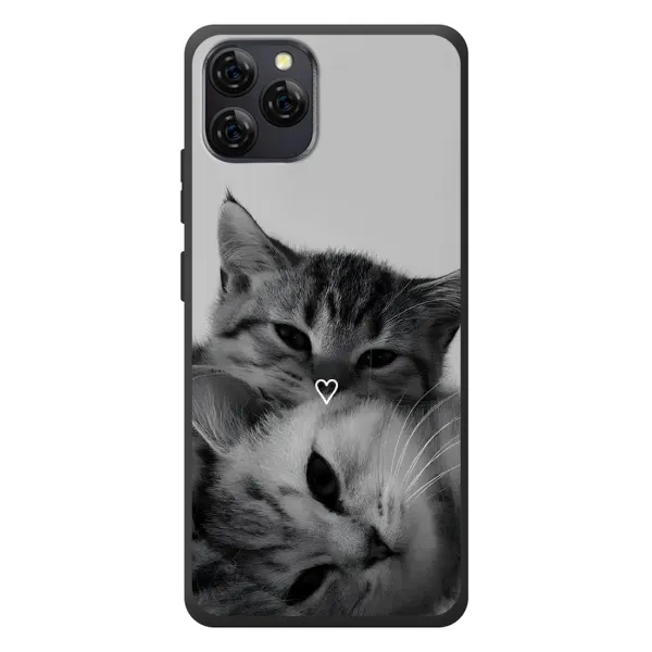 Чехол с принтом «Пара котов» для Blackview A95