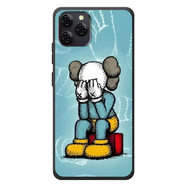 Чехол с принтом «Плач Bearbrick» для Blackview A95