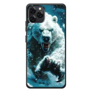 Чехол с картинкой «Хищники» для Blackview A95 (Полярный медведь)