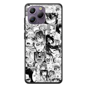 Чехлы Персонажи Аниме Наруто для Blackview A96 (AlphaPrint) (Ahegao manga)