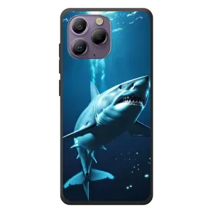 Чехол с картинкой «Хищники» для Blackview A96 (Акула под водой)