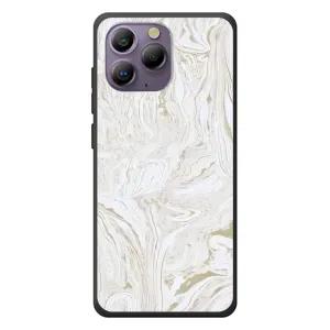 Мраморный чехол на Blackview A96 (VPrint) (Белый мрамор)