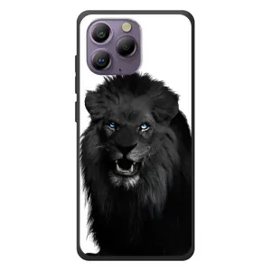 Чехлы с картинками животных Blackview A96 (Черный ЛЕВ)