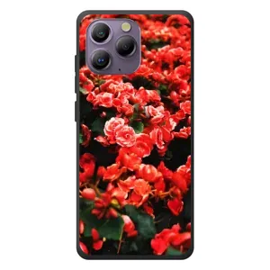 Чехлы с Цветами для Blackview A96 (VPrint) (Цветы красные)