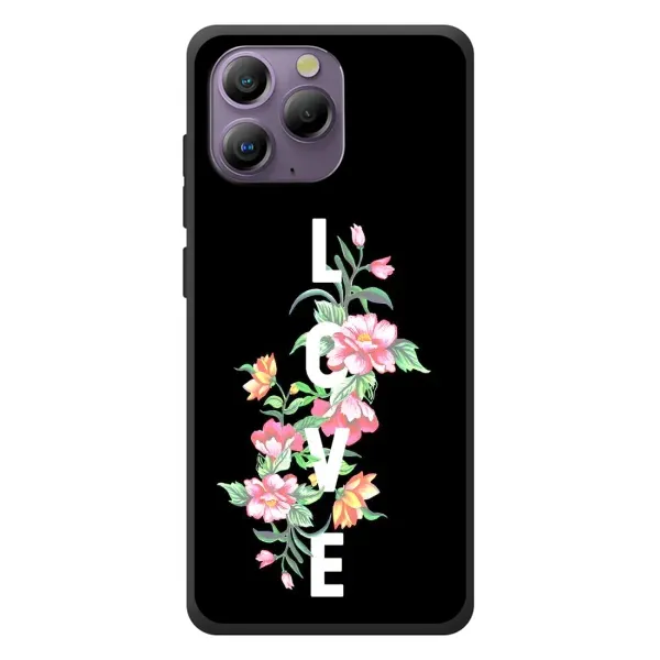 Чехол с принтом «Цветы LOVE» для Blackview A96 Чехол с принтом «Цветы LOVE» для Blackview A96