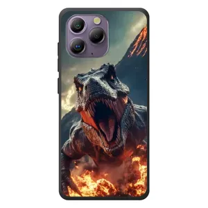 Чехол с картинкой «Хищники» для Blackview A96 (Огненный динозавр)