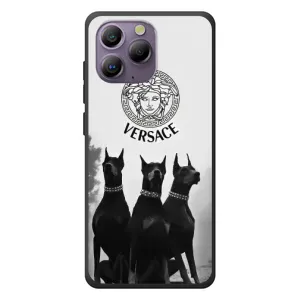 Чехлы VERSACE для Блэквью А96 (PREMIUMPrint) (Доберман Версаче)