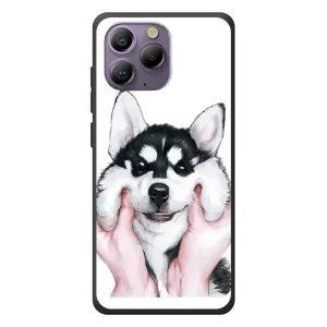 Чехлы с собаками для Blackview A96 (VPrint) (Довольный Хаски)