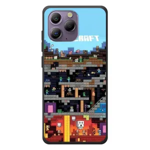 Чехол Майнкрафт на Blackview A96 (AlphaPrint) Minecraft (фон Minecraft)