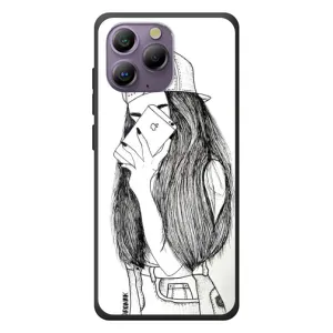 Чехол с печатью для Blackview A96 - (Мода) (AlphaPrint) (Фото девочки)