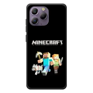 Чехол Майнкрафт на Blackview A96 (AlphaPrint) Minecraft (герои Minecraft)