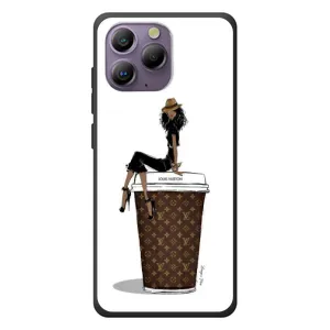 Чехлы Луи Витон для Blackview A96 (AlphaPrint - LOUIS VUITTON) (кофе LOUIS VUITTON)