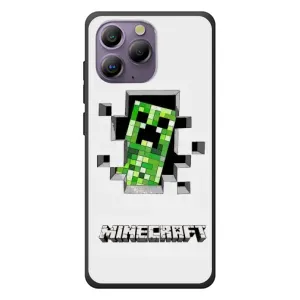 Чехол Майнкрафт на Blackview A96 (AlphaPrint) Minecraft (крипер Майнкрафт)