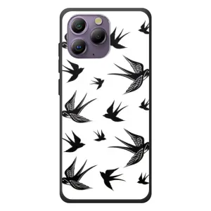 Чехол с птицами на Blackview A96 (VPrint) (Ласточки)