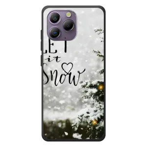Новогодние, Праздничные Чехлы для Blackview A96 - 2024 год (Let it snow)