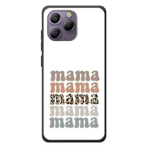 Чехлы для мамы на Blackview A96 (Текстовый коллаж мама)