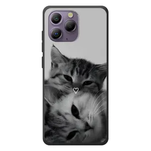 Чехол с рисунком кот на Blackview A96 (Пара котов)