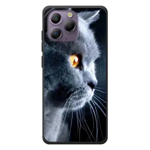 Чехлы с Котиками для Blackview A96 (VPrint) (Серый Кот)