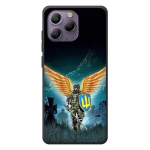 Чехлы с картинкой ЗСУ для Blackview A96 (AlphaPrint) (Солдат ЗСУ)