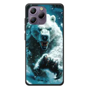 Чехол с картинкой «Хищники» для Blackview A96 (Полярный медведь)