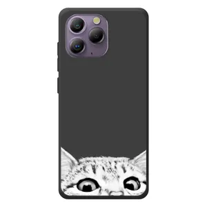 Чехол на Блэквью А96 с Котами (VPrint) (Выглядывает кот)