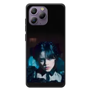 Чехлы Венсдей на Blackview A96 Уэнсдей (AlphaPrint) (взгляд Уэнздей)