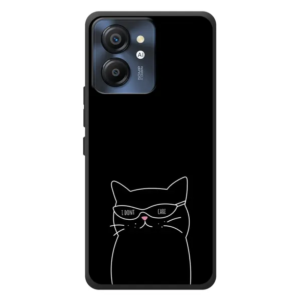 Чехол с принтом «Равнодушный кот» для Blackview Color 8