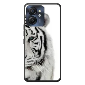 Чехлы с картинками животных Blackview Color 8 (Белый Тигр)