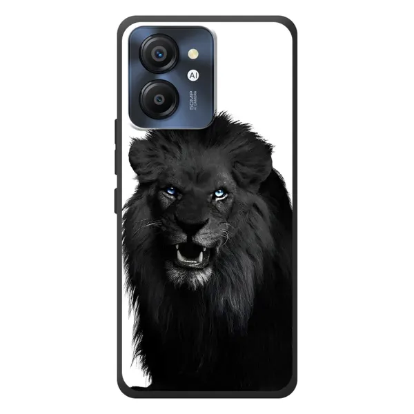 Чехол с принтом «Черный ЛЕВ» для Blackview Color 8