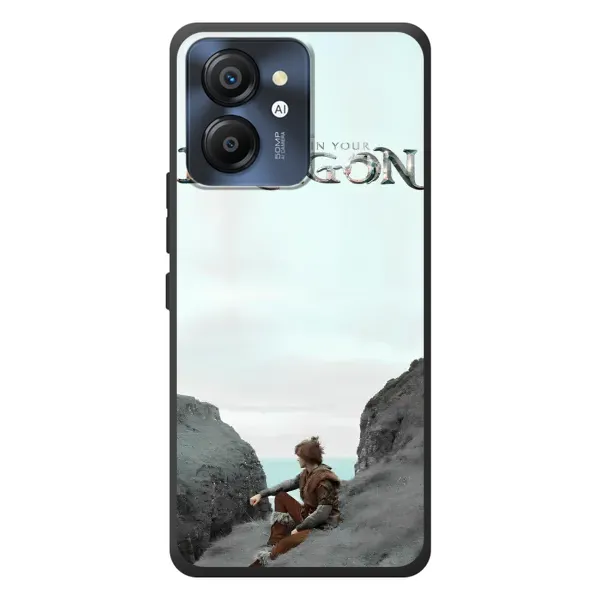 Чехол с принтом «Дракон лого» для Blackview Color 8 Чехол с принтом «Дракон лого» для Blackview Color 8